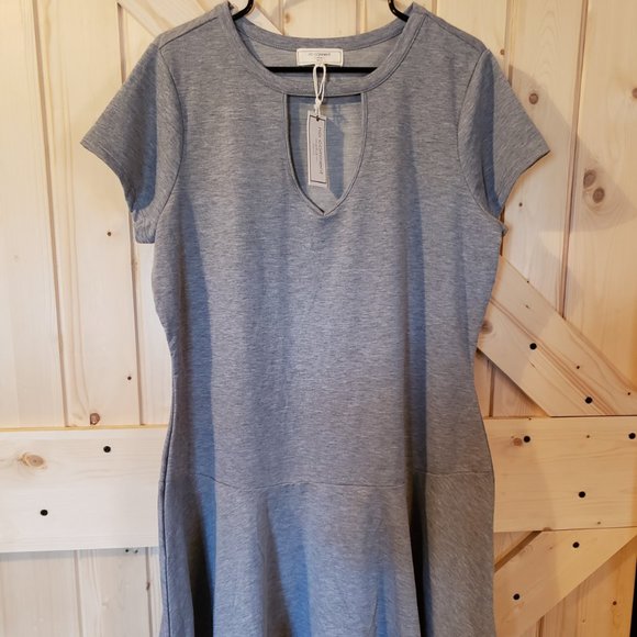 No Comment Plus flare fitted top (1X) - Picture 1 of 6